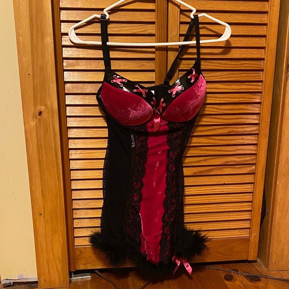 Black and Pink Lingerie